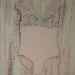 Mirella Pink Floral Kids Bodysuit